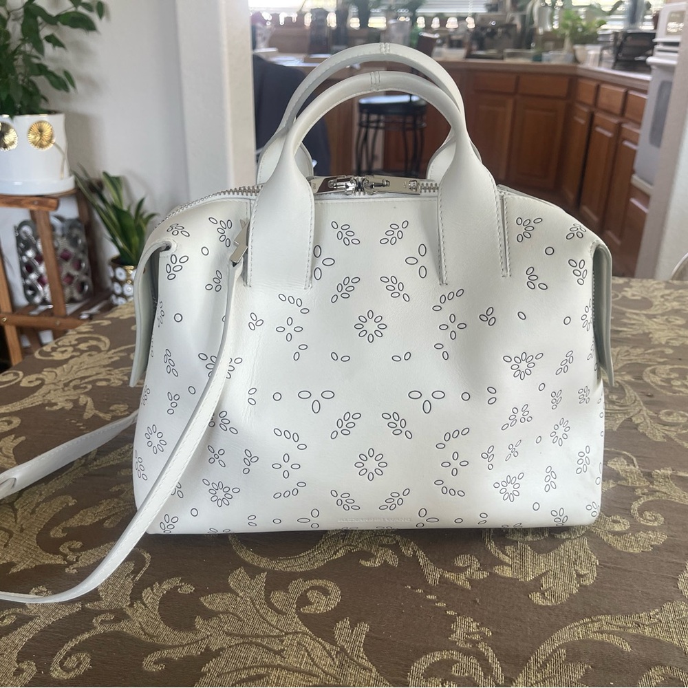 Alexander Wang White Patterned Satchel - image 7